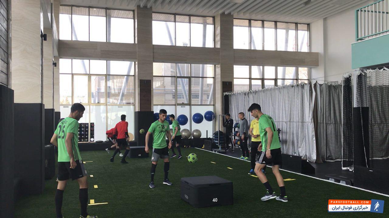 تمرین تیم ملی فوتبال