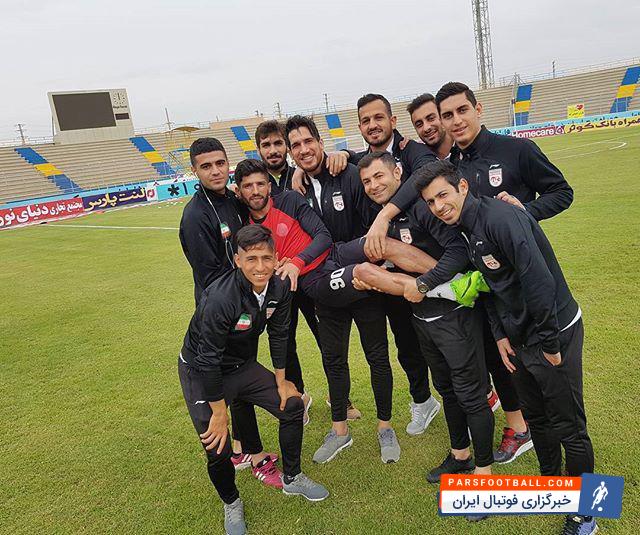 بازیکنان تراکتورسازی با شهرام گودرزی هم تیمی سابقشان دیداری تازه کردند