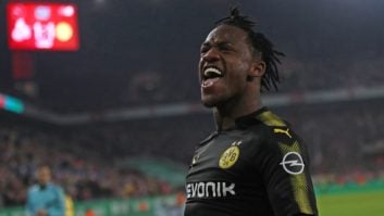 باتشوایی در اولین دیدارش برای تیم فوتبال دورتموند با ثبت 2 گل خوش درخشید