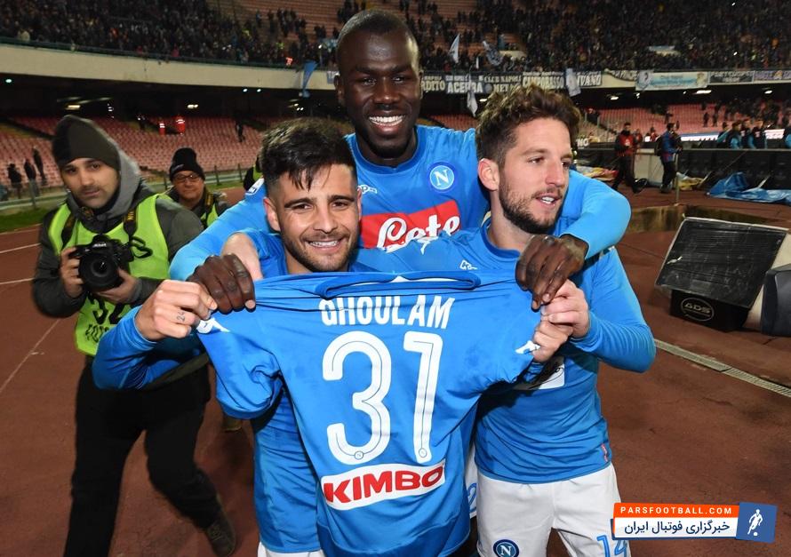 حمایت بازیکنان ناپولی از فوزی غلام