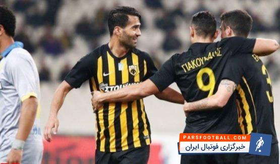 از لباس تیم فوتبال آ.اک اتن در دیدار برابر دیناموکیف در لیگ اروپا رونمایی شد