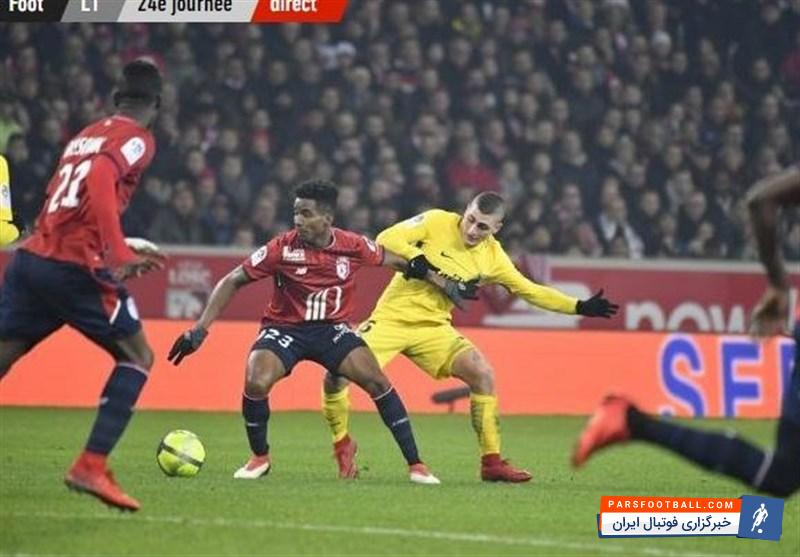 در ادامه هفته بیست و چهارم رقابت‌های لیگ دسته اول فرانسه (لوشامپیونه) تیم پاری‌ سن‌ ژرمن در خانه لیل به برتری 3 بر صفر دست یافت.