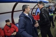 اخراج مربی ایبار در دیدار برابر بارسلونا