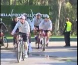 تمرین دوچرخه سواری و کار با توپ بازیکنان لیورپول