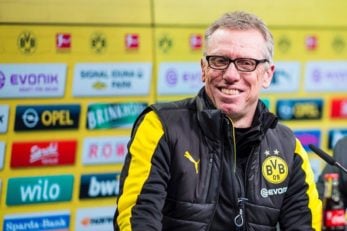 اشتوگر سرمربی دورتموند ار عملکرد باشوی مهاجم جدید تیمش به شدت راضی بود