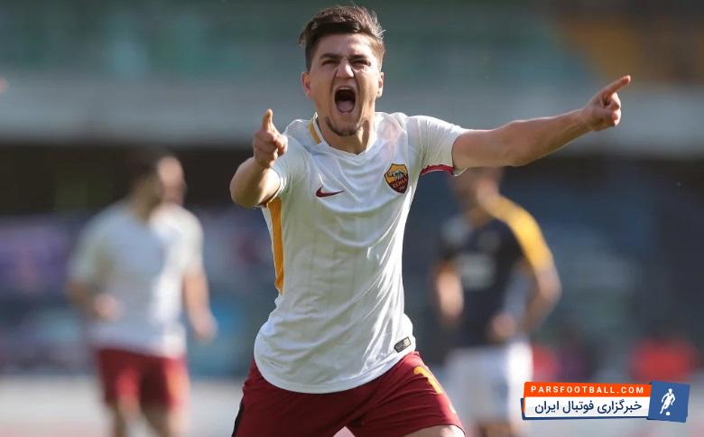 چنگیز اوندر ستاره جوان رم در حال اوج گیری و درخشش در ترکیب تیم فوتبال رم ایتالیا است