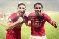 گلزنی علیرضا جهانبخش در بازی آلکمار مقابل ناک بردا