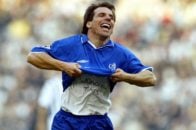 گل ضربه ایستگاهی فوق العاده زولا بازیکن چلسی به بارسلونا در سال 2002