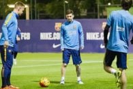 گلهای دیدنی و فوق العاده لیونل مسی در تمرینات