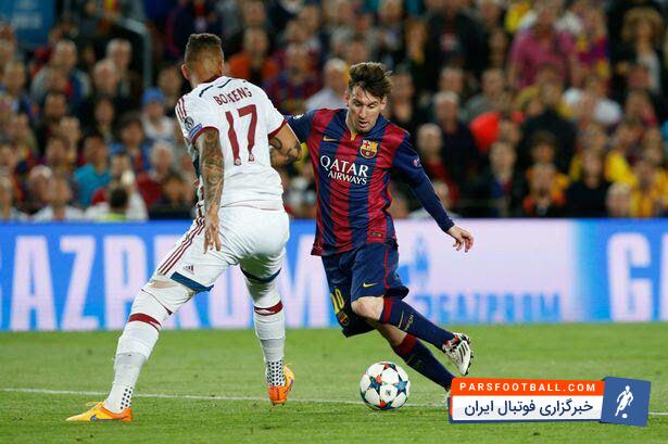 بواتنگ : مسی خیلی خوب کار می کند و توپ را راحت با پاهایش حرکت می دهد