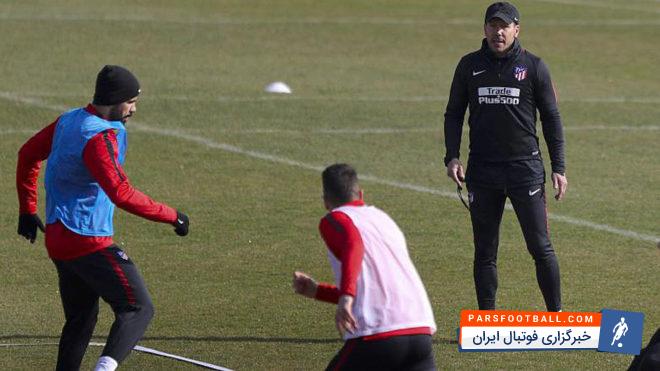 کاراسکو که شایعات جدایی اش از اتلتیکومادرید زیاد است در تمرینات این تیم حضور نداشت