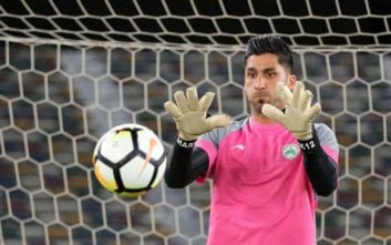 رشید مظاهری دروازه بان تیم ذوب آهن