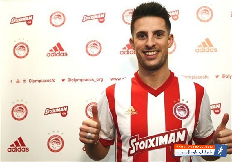 میرالاس تصویری از خودش و انصاری فرد هم تیمی اش در المپیاکوس منتشر کرد