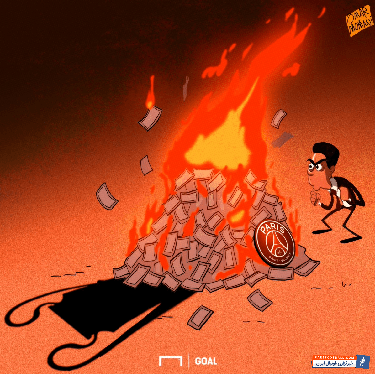 پاری سن ژرمن در دیدار برابر رئال مادرید شکست خورد و از لیگ قهرمانان کنار فت