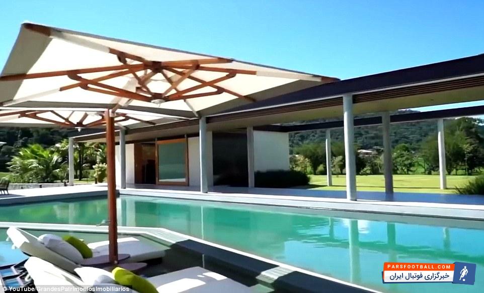 نیمار ستاره برزیلی پاری سن ژرمن برای گذراندن دوران بهبودی در یک عمارت بسیار مجلل سکنی گزید.