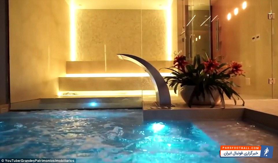 نیمار ستاره برزیلی پاری سن ژرمن برای گذراندن دوران بهبودی در یک عمارت بسیار مجلل سکنی گزید.