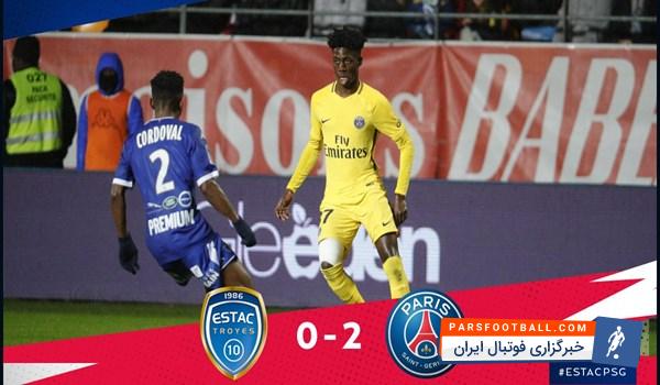 در چارچوب هفته بیست‌ و‌ هشتم لوشامپیونه فرانسه امشب (شنبه) تیم پاری سن‌ ژرمن میهمان تروا بود و با نتیجه ۲ بر صفر پیروز شد.