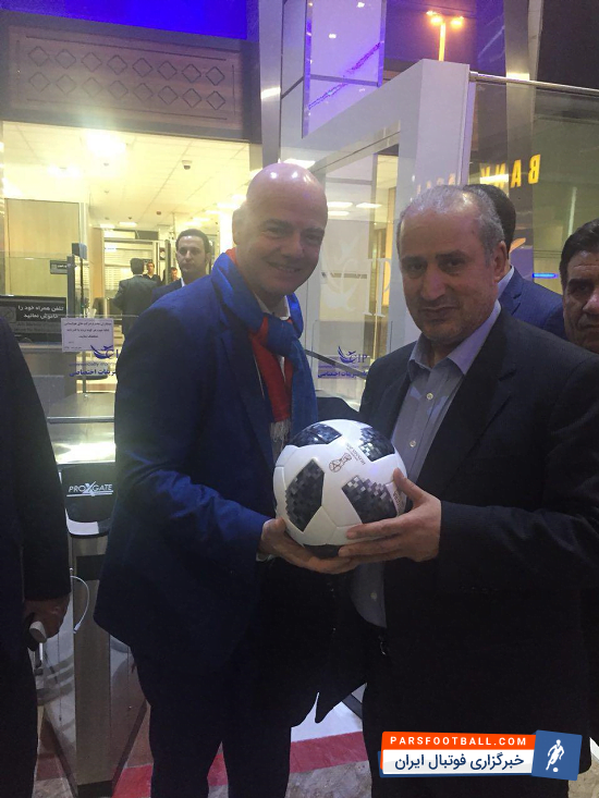 جیانی اینفانتینو رئیس فدراسیون جهانی