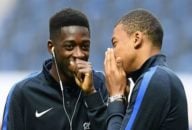 ام باپه ؛ مقایسی جذاب بین مهارت های ام باپه ستاره پی اس جی با دمبله ستاره بارسلونا