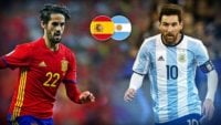 بازی دوستانه تیم ملی اسپانیا و آرژانتین
