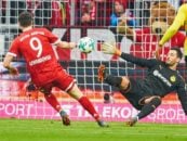 بایرن مونیخ در دیدار برابر دورتموند با نتیجه پر گل 6 بر 0 به پیروزی دست یافت