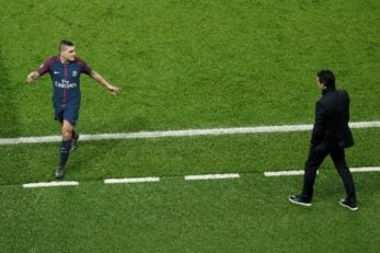 وراتی در دیدار برابر رئال مادرید با دریافت کارت زرد دوم اخراج شد