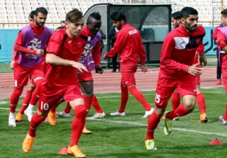 تمرین پرسپولیس در استادیوم آزادی