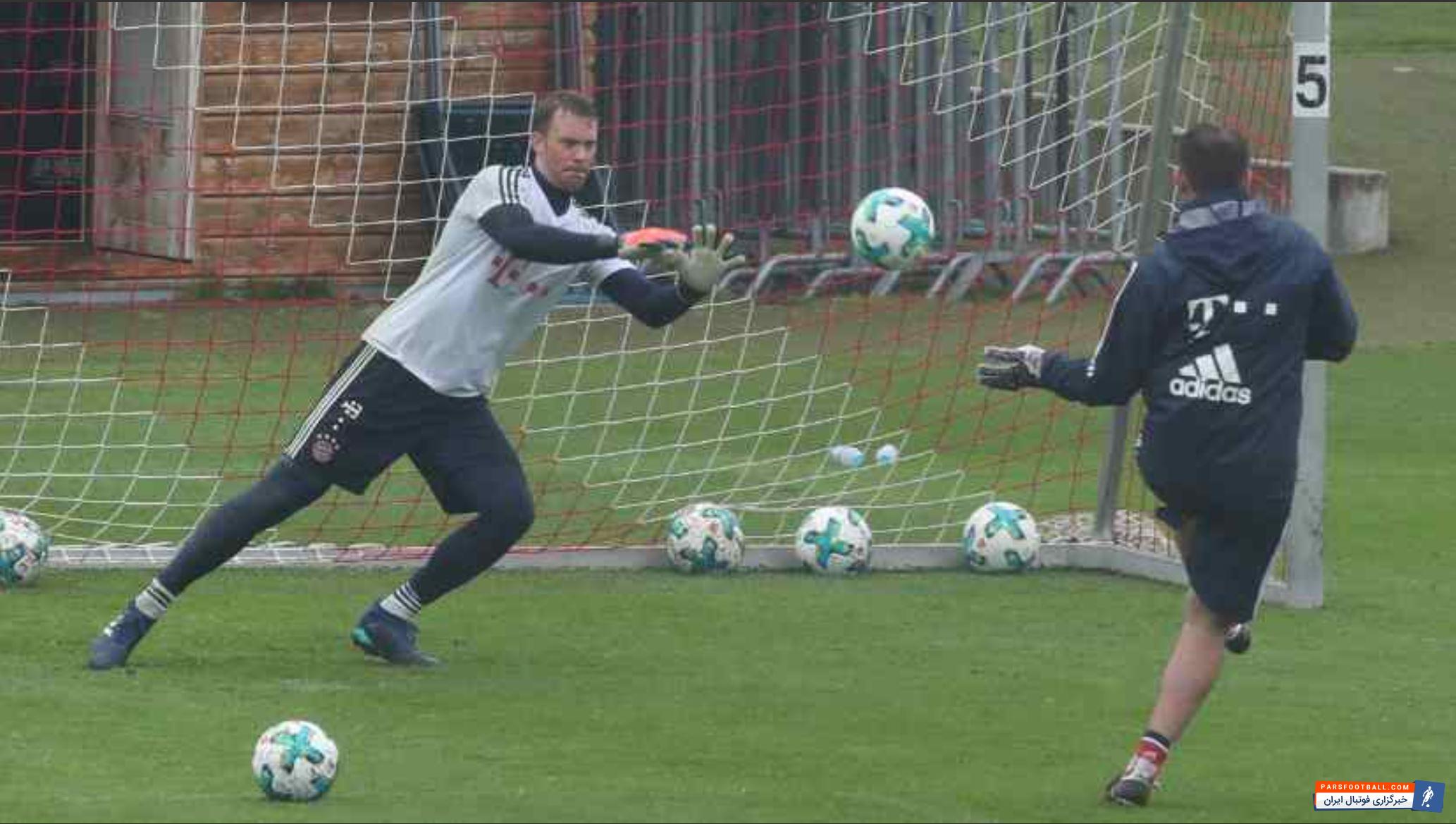 مانوئل نویر دروازه بان بایرن مونیخ