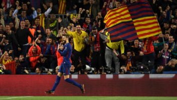 پیکه بهترین بازیکن دیدار بارسلونا برابر رم