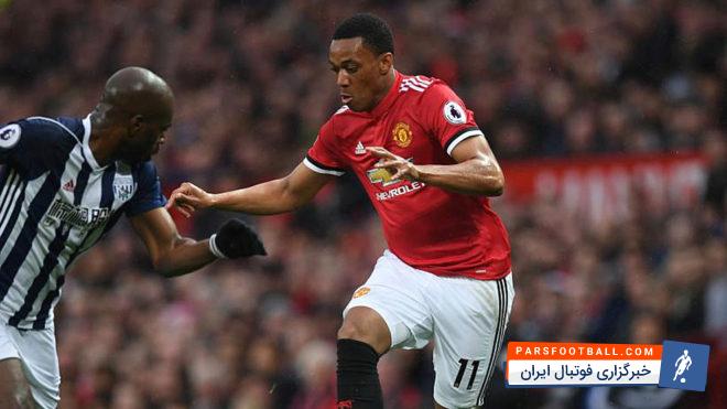 آنتونی مارسیال مهاجم منچستر یونایتد