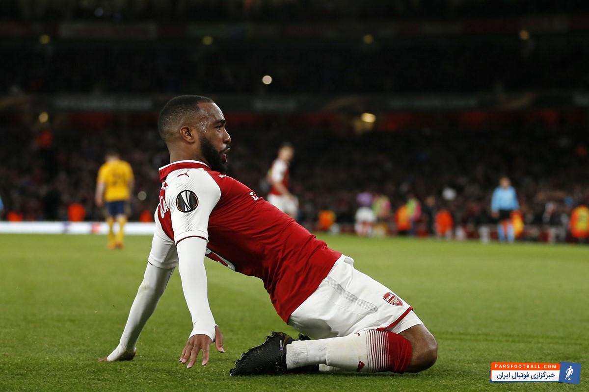 لاکازت به عنوان بهترین بازیکن دیدار آرسنال برابر اتلتیکومادرید انتخاب شد