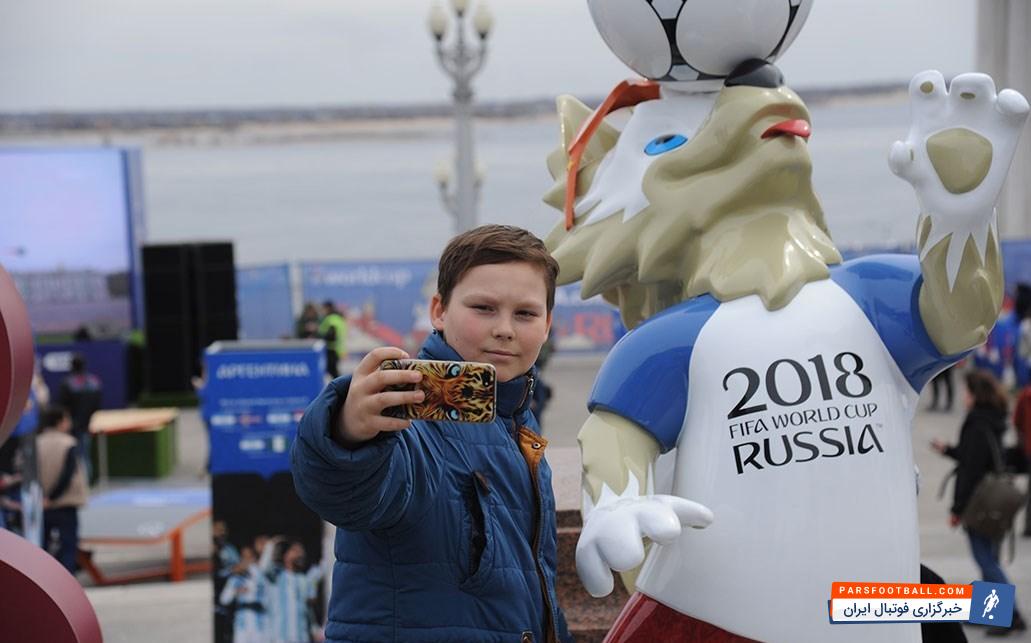پارک فوتبال جام جهانی ۲۰۱۸ در یکی از شهرهای میزبان رقابتها که در آن تصویری از ۲ ملیپوش ایرانی نیز دیده میشود افتتاح شد.