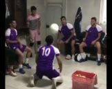 چالش «ضربه سر» بازیکنان تیم خونه به خونه