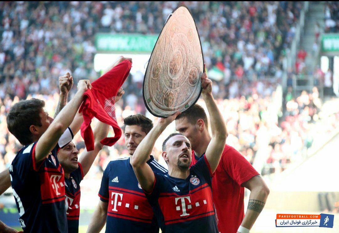 هشتمین قهرمانی ریبری همراه با بایرن مونیخ در بوندس لیگا