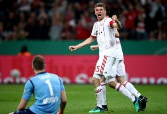 بایرن مونیخ ؛ مولر مهاجم تیم فوتبال بایرن مونیخ برترین بازیکن دیدار برابر لورکوزن شد