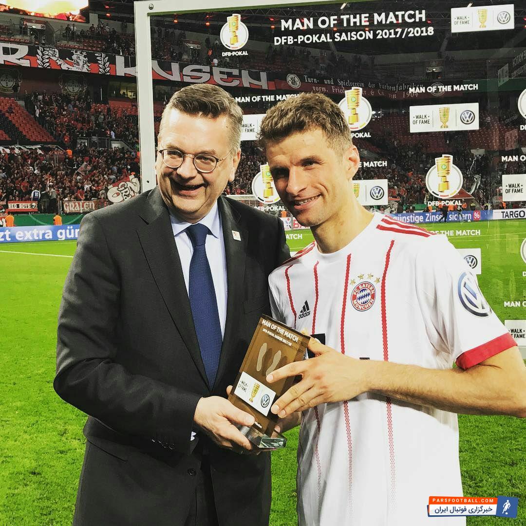 مولر بهترین بازیکن دیدار لورکوزن برابر بایرن مونیخ