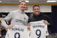 دیدار زلاتان و رونالدو برزیلی در باشگاه لس آنجلس گلکسی