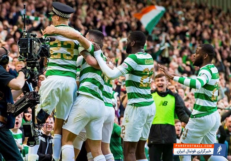 حمایت از فلسطین در جشن قهرمانی سلتیک