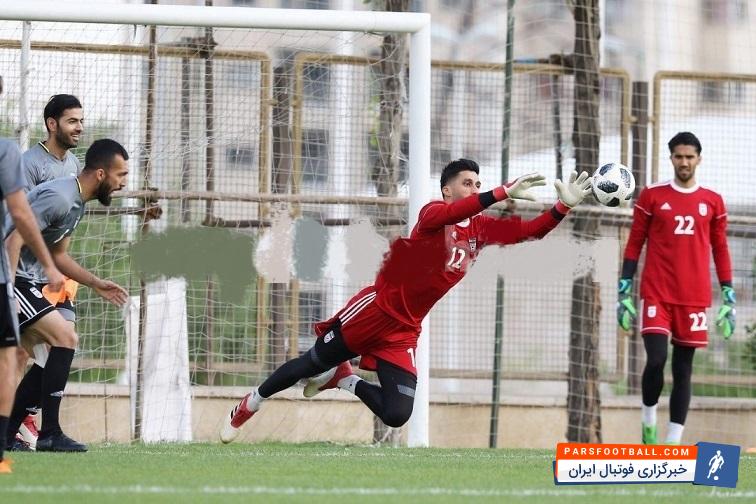 محمد رشید مظاهری در سالروز تولدش با انگیزه بالا درون دروازه تمرین تیم ملی قرار گرفت مظاهری دروازه بان کم نوسان و بی حاشیه ای است که از شانس خوبی برای حضور در روسیه برخوردار است.
