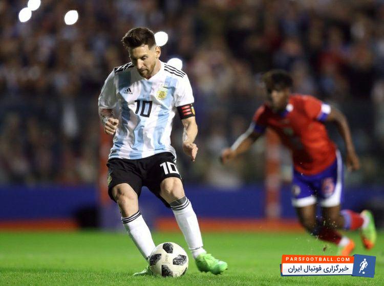 مسی با هتریک برابر تیم هائیتی شمار گل های ملی اش را به عدد 64 رساند