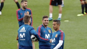 ناچو مونرئال و دنی کارواخال دو غایب تمرینات اسپانیا