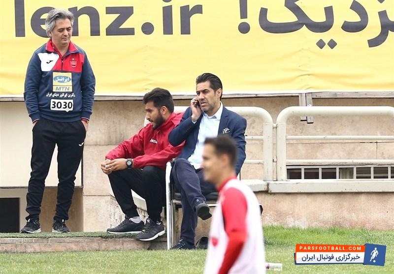 مترجم تیم پرسپولیس برخلاف روز گذشته که اجازه فعالیت نداشت امروز (سه شنبه) به ترجمه صحبتهای برانکو مشغول بود.