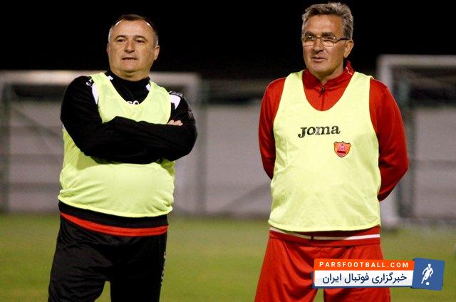 پرسپولیس ؛ تصویر سرتن چوک دستیار پیشین برانکو با مدال قهرمانی پرسپولیس