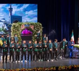 مراسم بدرقه تیم ملی