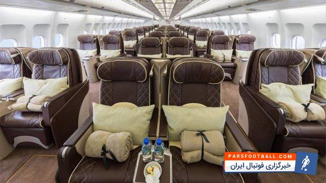 رونمایی از یکی از لوکس ترین هواپیماهای جهان برای پروازهای تیم ملی آرژانتین در جام جهانی ؛ فدراسیون فوتبال آرژانتین یکی از بهترین هواپیماهای جهان را برای پروازهای تیم ملی در جام جهانی برگزیده است.