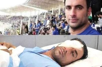 نود ؛ وضعیت اسماعیل بهداروند هوادار استقلال که یک چشمش را از دست داده است