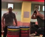 تمرین پرش به سبک بهداد سلیمی با نظارت کیانوش رستمی