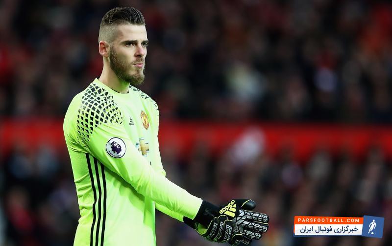 دخیا دروازه بان منچستریونایتد برنده دستکش طلایی فصل 18-2017 لیگ برتر شد