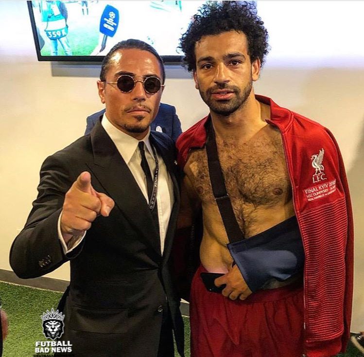 وضعیت محمد صلاح بعد از مصدومیت از ناحیه کتف