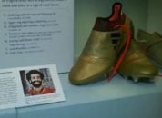 نمایش کفش محمد صلاح در موزه بریتانیا
